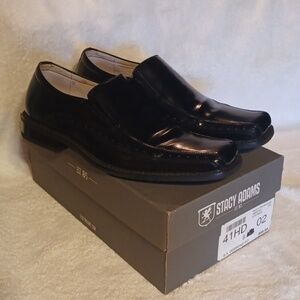 Stacy Adams men's shoes black leather size 8
